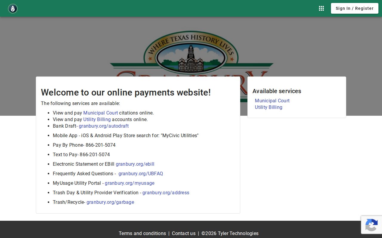 Hood County traffic warrant citation payment service for Granbury cases