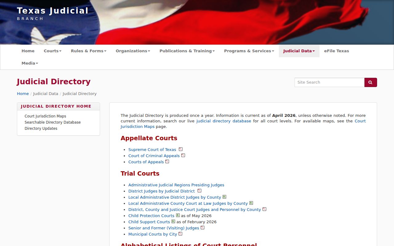Hood County bench warrant routing through the Texas court hierarchy